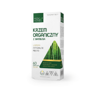 Krzem organiczny z bambusa 350mg, 60 kaps.