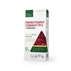 Fermentowany Czerwony Ryż + Karczoch 80 kaps.