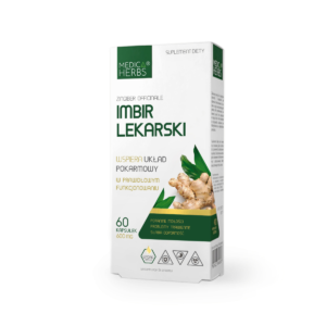 Imbir Lekarski 600mg, 60 kaps.