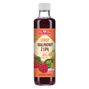 Syrop malinowy z lipą 46% soku 250ml POLSKA RÓŻA NOWOŚĆ