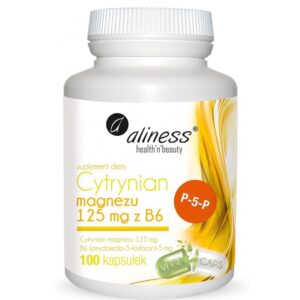 CYTRYNIAN MAGNEZU 125 MG Z WITAMINĄ B6 MAGNEZ WITAMINA B6 ALINESS