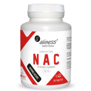NAC N-ACETYL-L-CYSTEINE 190 MG (1/2 TAB) 100 TABLETEK ALINESS
