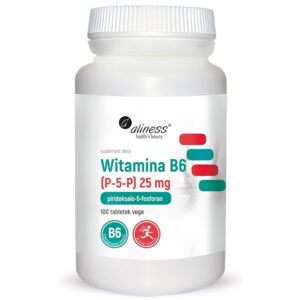 WITAMINA B6 (P-5-P) 25MG 100 TABL. ALINESS PIRIDOKSALO-5-FOSFORAN